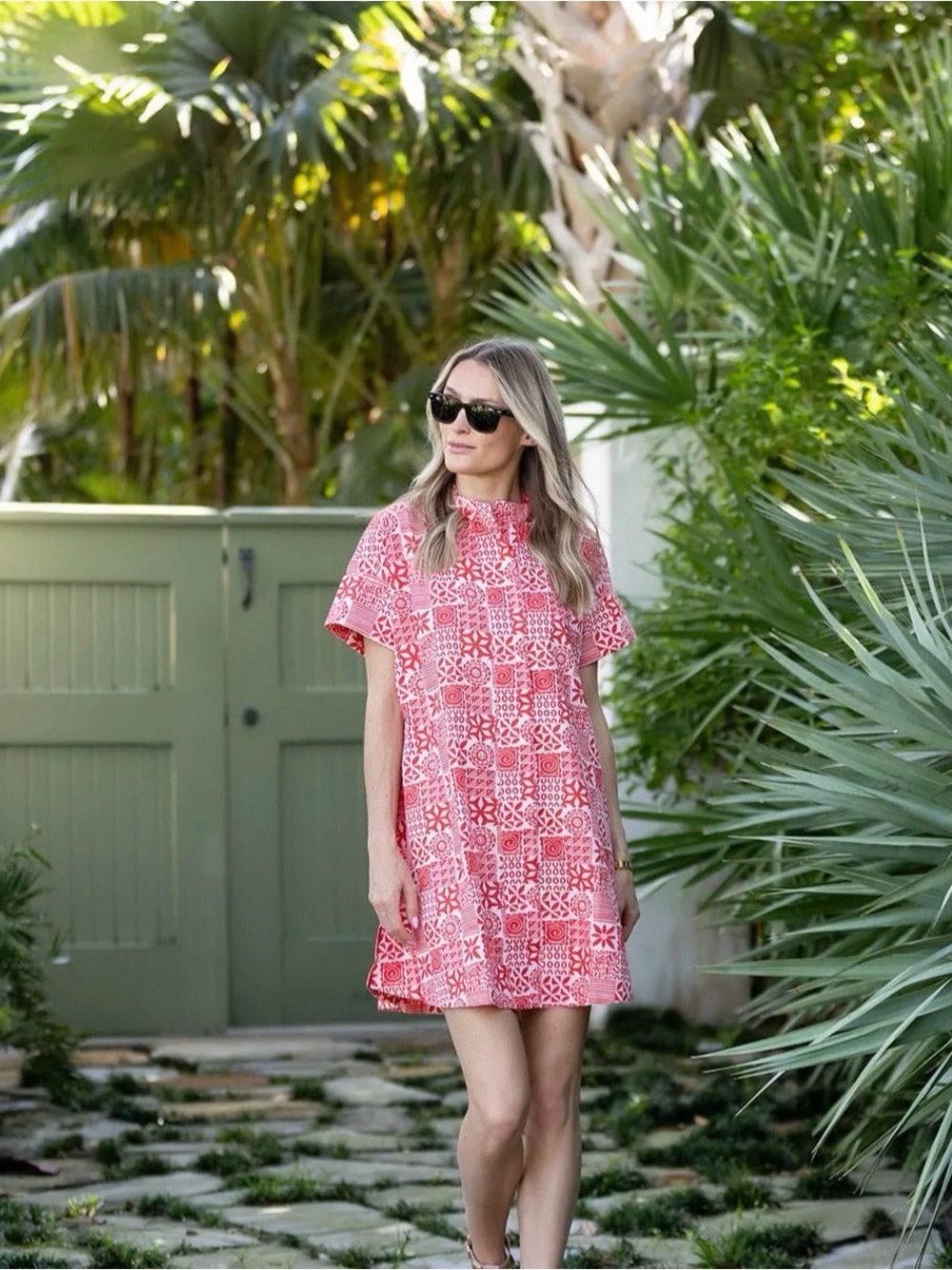 Julia Amory Twiggy Rouge Batik Patchwork Dress sz. XS